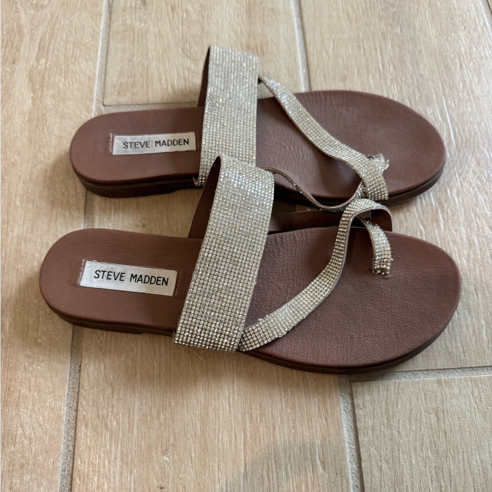 Steve Madden Athens Rhinestone Sandals